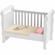 Berço Mini Cama Carolina Mirelle MDF Branco 332