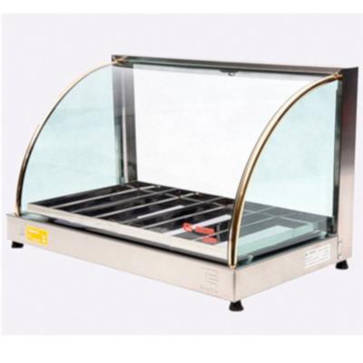 Estufa Para Alimentos Edanca EC-04 4 Bandejas Vitrine Curva 110v Dourada