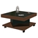 Mesa de Centro Artely Saara 1208 MDF e MDP Amendoa e Preto