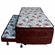 Cama Box Solteiro Marjom Iara Com Auxiliar 88x188x62cm