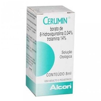 Cerumin 0,4+140mg Solução Otológica 8mL