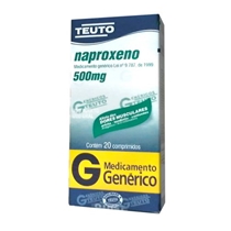 Naproxeno 500mg 20 Comprimidos