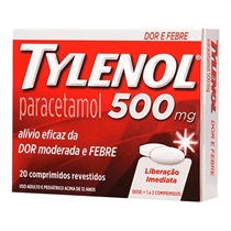 Tylenol 500mg 20 Comprimidos