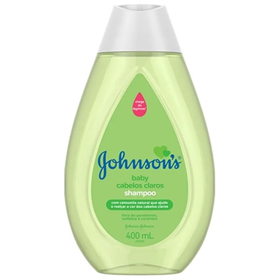 Shampoo Johnson & Johnson Baby Para Cabelos Claros 400ml