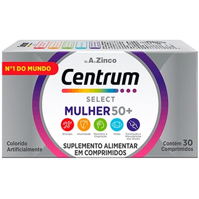 Centrum Select Mulher 50+ 30 Comprimidos