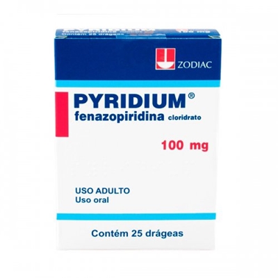 Pyridium 100mg 25 Drágeas