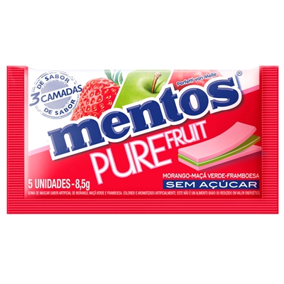 Goma de Mascar Mentos Pure Fresh Fruit 8,5g