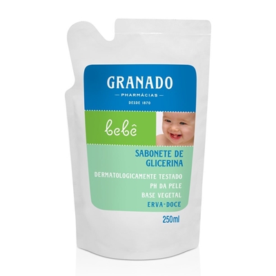 Sabonete Líquido Granado Bebê Erva Doce Refil 250ml