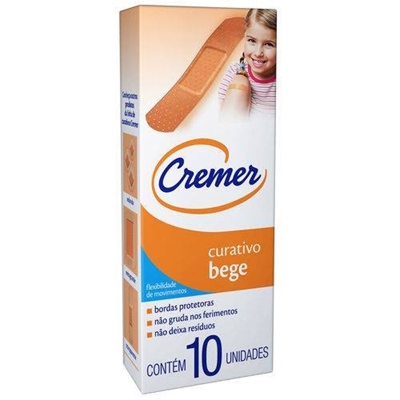 Curativo Cremer Care Bege com 10 Unidades