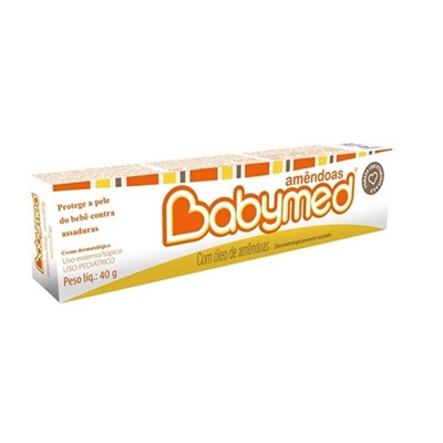 Creme Contra Assaduras Babymed Amêndoas Bisnaga 40g