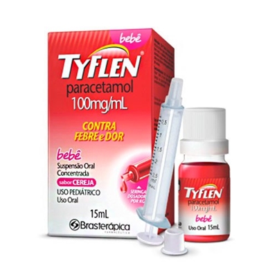 Tyflen Bebê  100mg/mL Suspensão Frasco 15mL