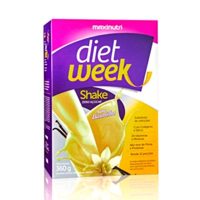 Diet Week Shake Sabor Baunilha Maxinutri 360g