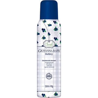 Desodorante Aerosol Giovanna Baby Blueberry 150ml