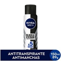 Desodorante Aerosol Nivea Invisible Black & White Power 150ml