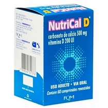 Nutrical D 500mg+200UI  60 Comprimidos