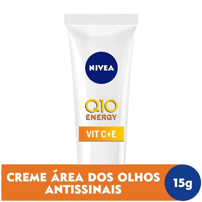 Creme Facial Área Dos Olhos Nivea Q10 Plus C Antissinais 15g Bemol Farma