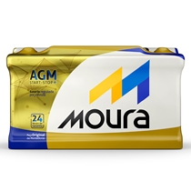 Bateria Moura AGM (80Ah) Star Stop - MA80CD (MP)