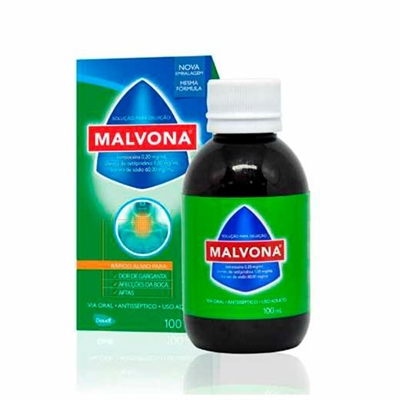 Malvona 0,2+60 +1mg/ml  Solução 100 ml