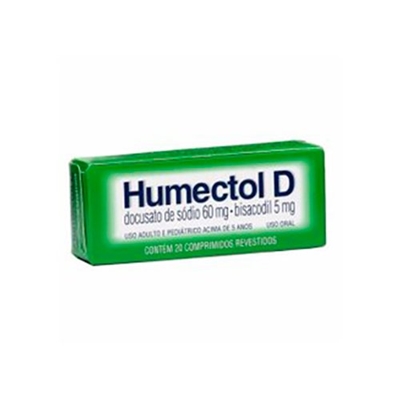 Humectol D 5mg + 60mg 20 Comprimidos Revestidos