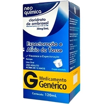 Cloridrato de Ambroxol 6mg Xarope Neo Química 120ml