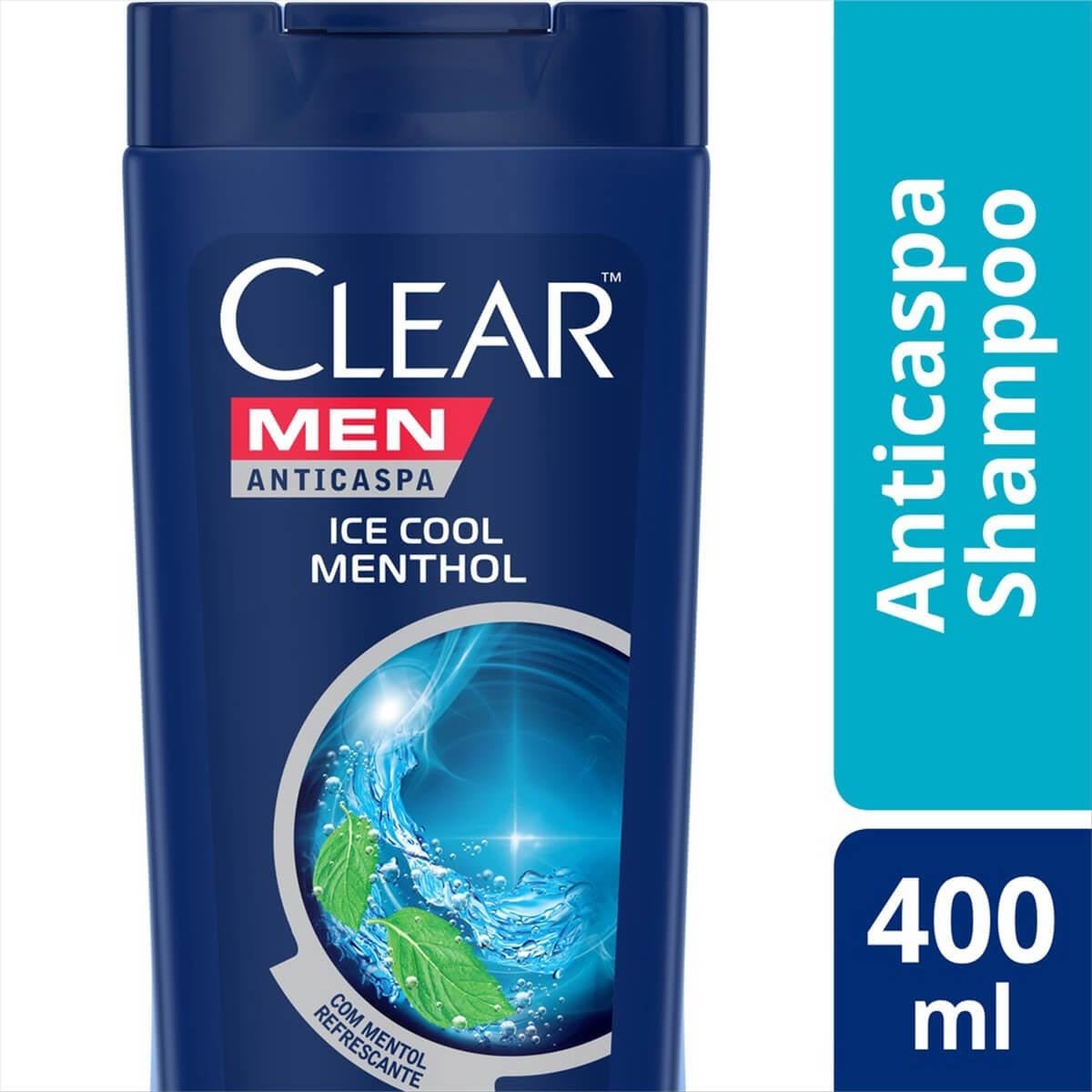 Shampoo Clear Anticaspa Men Maximum Fresh Cool Mentol Ml Bemol Farma