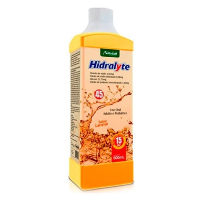 Hidralyte 45 Laranja 500ml