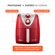 Fritadeira Elétrica Mondial Air Fryer Grand Family 5L 127V 1900W 127V Vermelho E Inox AFN-50-RI