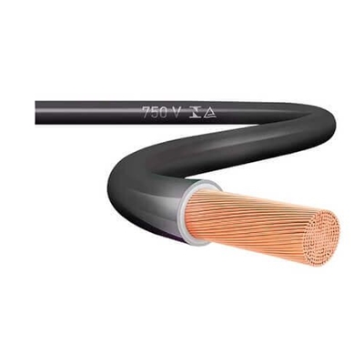 Cabo Elétrico Top Cables 1,5mm Preto Peça Com 100 Metros