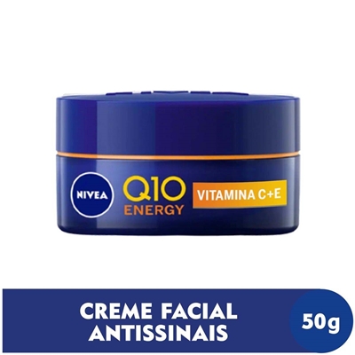 Creme Facial Noite Nivea Q10 Energy Antissinais 50g