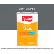 Tinta Acrilica Iquine Standard Semibrilho 16L Limpa Fácil 2150 Chumbo (MP)