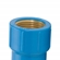 Luva Soldável Com Bucha De Latão Amanco 11752 PVC 25mm X 3/4" Azul (MP)