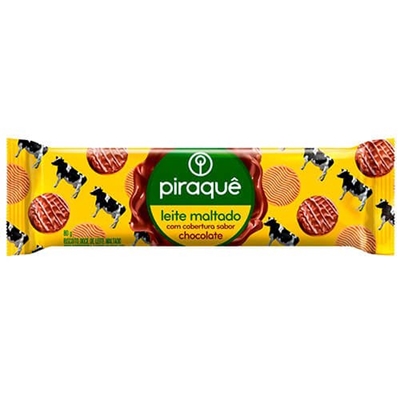 Biscoito Leite Maltado Com Chocolate Piraquê 80g