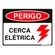 Placa De Sinalização Perigo Cerca Elétrica 15x20cm BemFixa 6664 Com 01 Unidade