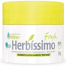 Creme Desodorante Antiperspirante Herbíssimo Fresh 55g