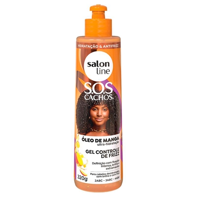 Gel Controle De Frizz Salon Line  SOS Cachos 320ml