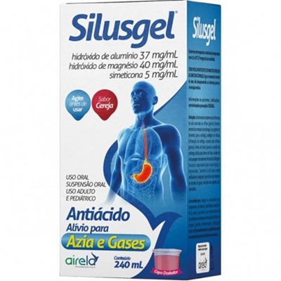 Silusgel Suspensão Oral 240ml Sabor Cereja