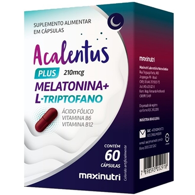 Acalentus Plus 60 Cápsulas Maxinutri