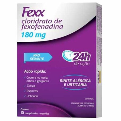 Fexx 180mg 10 Comprimidos Revestidos