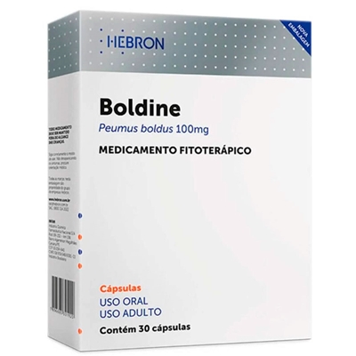 Boldine 100mg 30 Cápsulas Hebron