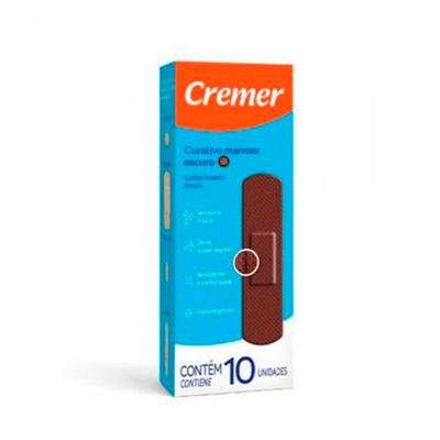 Curativo Cremer Escuro 10 Unidades