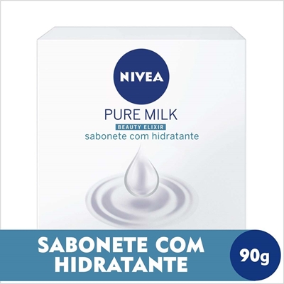 Sabonete Barra Nivea Pure Milk Fresh 90g