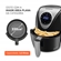 Fritadeira Elétrica Mondial Air Fryer Digital Family 3,5L 127V 1500W Preto E Inox AF-30-DI