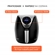 Fritadeira Elétrica Mondial Air Fryer Digital Family 3,5L 127V 1500W Preto E Inox AF-30-DI