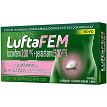 Luftafem 200+500mg  6 Comprimidos Revestidos  Reckitt Benckiser Similar