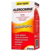 Alergomine  2mg/5mL Solução Oral 120mL  Cimed Similar