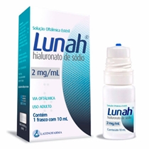 Lunah 2mg/mL Solução Oftamológica 10mL  Cristália Similar