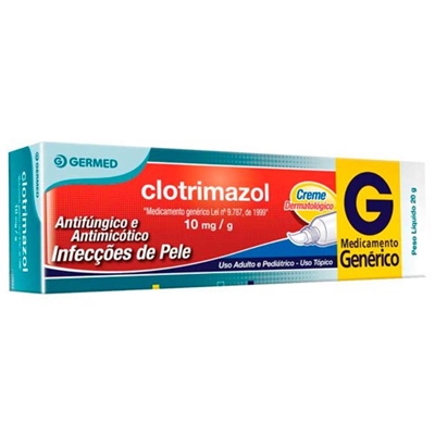 Clotrimazol 10mg/g Creme 20g Germed Genérico