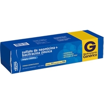 Sulfato De Neomicina +Bacitracina Zíncica 5mg/g +250UI/g Pomada 50g Teuto