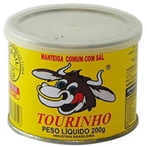 Manteiga Tourinho Com Sal Lata 200g