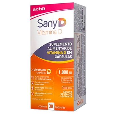 Sany D 1.000UI 30 Cápsulas Ache